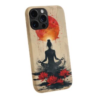 Meditating Shiva Lotus Phone Case