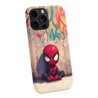 Chibi Spider-Man Graffiti Wall Phone Case