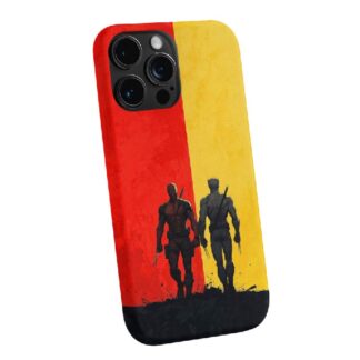 Deadpool & Wolverine Silhouette Phone Case