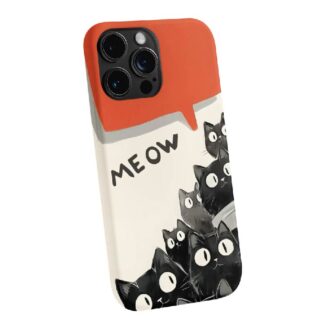 Curious Black Cats Phone Case