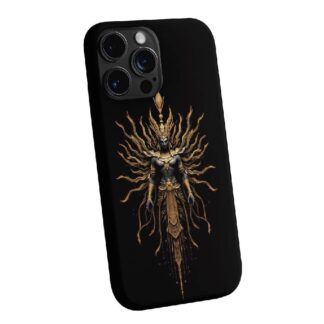 Lord Shiva Golden Cosmic Burst Phone Case