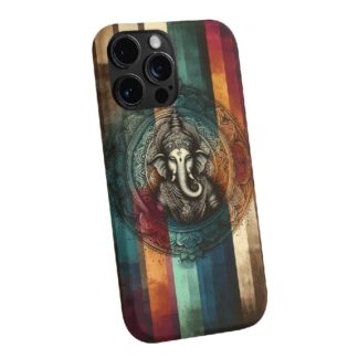 Vintage Ganesha Striped Phone Case