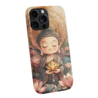 Peaceful Buddha Lotus Phone Case